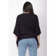 Blusa Asa Delta Malha Tupã Preta