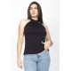 Blusa Trapézio Kaiapó Malha Preta