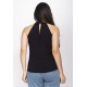 Blusa Trapézio Kaiapó Malha Preta
