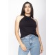 Blusa Trapézio Kaiapó Malha Preta