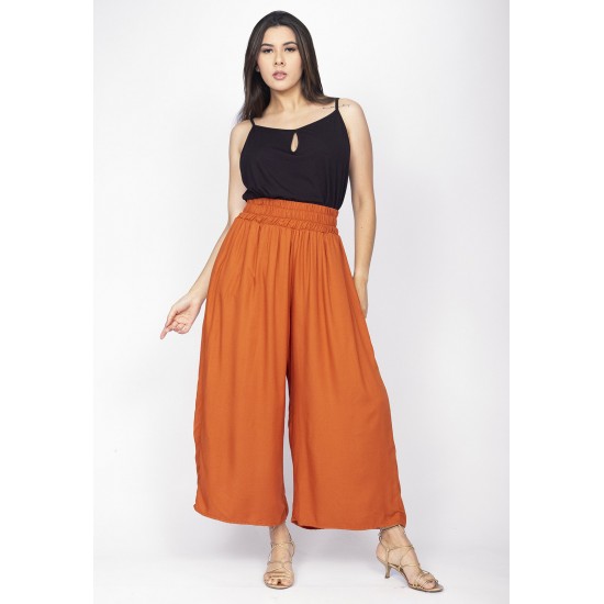 Calça Pantacourt Elastic Embaú Laranja