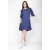 Vestido Curto Viscose Azul