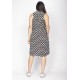 Vestido Midi Viscose Regata Piaf Festa das Margaridas