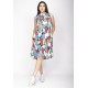 Vestido Midi Viscose Regata Piaf Floresce