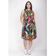 Vestido Midi Viscose Regata Piaf Aurora Urbana