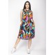 Vestido Midi Viscose Regata Piaf Aurora Urbana