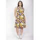 Vestido Midi Viscose Regata Piaf Cores Vibrante
