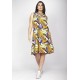Vestido Midi Viscose Regata Piaf Cores Vibrante