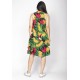 Vestido Midi Viscose Regata Piaf Festa dos Tucanos