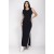 Vestido Midi Faixa Lateral Black