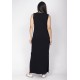Vestido Midi Faixa Lateral Black