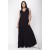Vestido Aurora Longo Viscose Preto