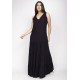 Vestido Aurora Longo Viscose Preto
