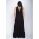 Vestido Aurora Longo Viscose Preto