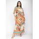 Vestido Kaftan Viscose Longo Estampa Tucano Urbano