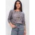 Blusa Morcego Ampla Manga 3/4 Estampa Murici