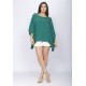 Blusa Poncho Baguari Amplo Verde