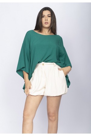 Blusa Poncho Baguari Amplo Verde