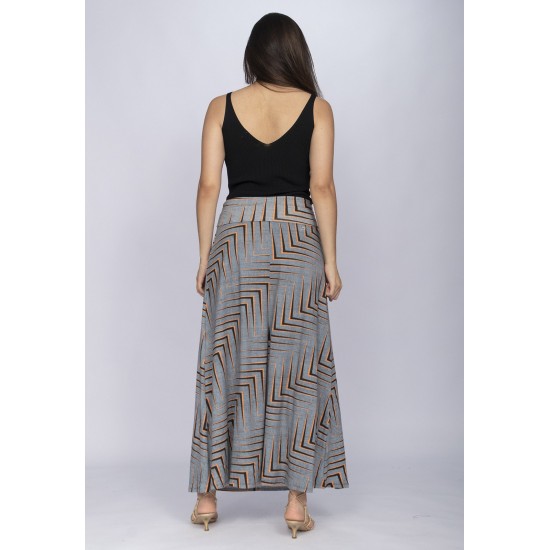 Saia Longa Malha SAZ Estampa Murici