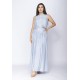 Conjunto de Saia e Croped Essência da Mata Renda Blue