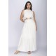 Conjunto de Saia e Croped Essência da Mata Renda Branco