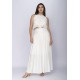 Conjunto de Saia e Croped Essência da Mata Renda Branco