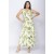 Vestido Longo Acará Malha Estampa Verde Selvagem