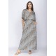 Vestido Longo Plus Malha Estampa Murici