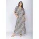 Vestido Longo Plus Malha Estampa Murici