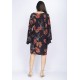 Vestido Curto Estampa Rosas da Floresta