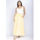 Saia Longa Viscose Amarelo Sun