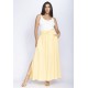 Saia Longa Viscose Amarelo Sun
