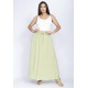 Saia Longa Viscose Verde Serenity