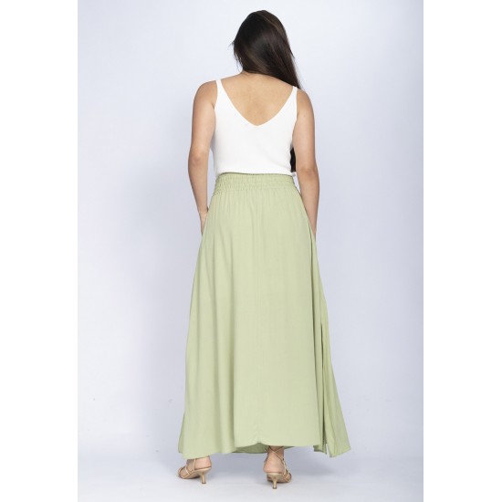 Saia Longa Viscose Verde Serenity