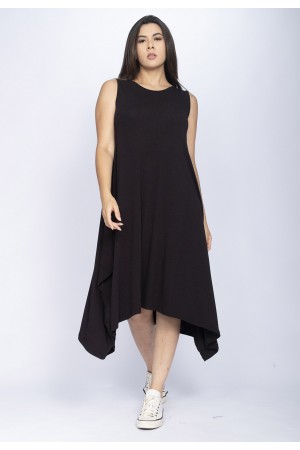 Vestido Saruel Regata Malha Preto