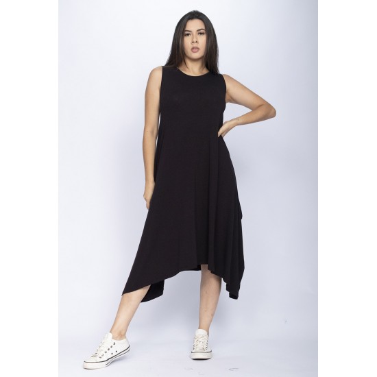 Vestido Saruel Regata Malha Preto