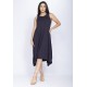 Vestido Saruel Regata Malha Azul Marinho