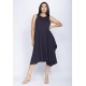 Vestido Saruel Regata Malha Azul Marinho