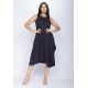 Vestido Saruel Regata Malha Azul Marinho