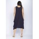 Vestido Saruel Regata Malha Azul Marinho