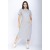 Vestido Midi Easy Algodão Manga Curta Mescla