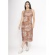 Vestido Aimara Curto Trapézio Malha Palmas da Terra