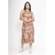 Vestido Aimara Curto Trapézio Malha Palmas da Terra