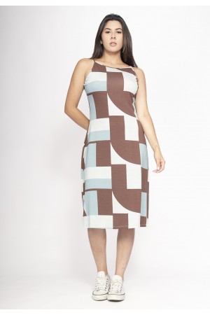 Vestido Aimara Curto Trapézio Malha Santa Rosa do Tocantins