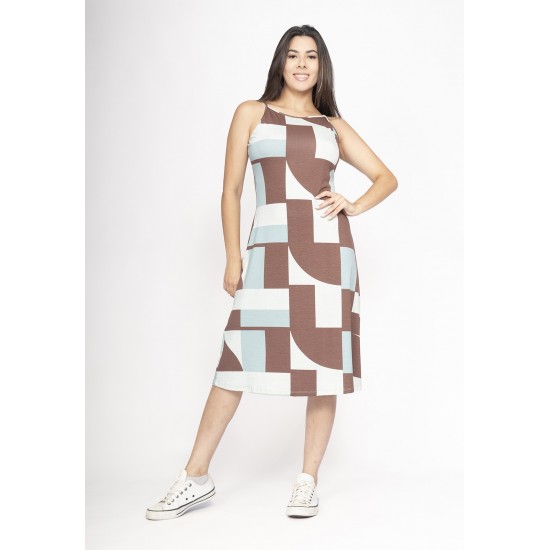 Vestido Aimara Curto Trapézio Malha Santa Rosa do Tocantins