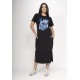 Vestido Midi Algodão Manga Curta Araras RIO Sombra da Mata