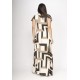 Vestido Amanara Longo Malha Estampa Igaci
