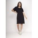 Vestido Amanayara Curto Malha Preto
