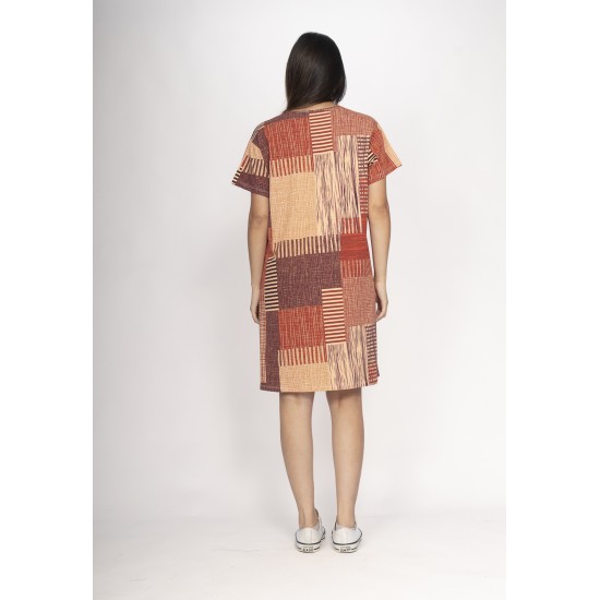 Vestido Amanayara Curto Malha Tramas da Sol