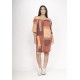 Vestido Curto Malha Ombro a Ombro Mullet Amplo Tramas do Sol